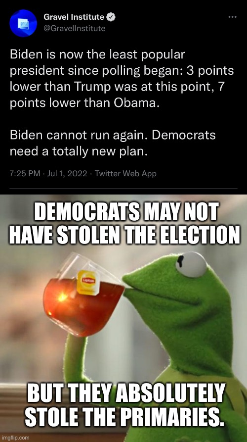 Dems are useless. | DEMOCRATS MAY NOT HAVE STOLEN THE ELECTION; BUT THEY ABSOLUTELY STOLE THE PRIMARIES. | image tagged in memes,but that's none of my business,joe biden,bernie sanders,democrats | made w/ Imgflip meme maker