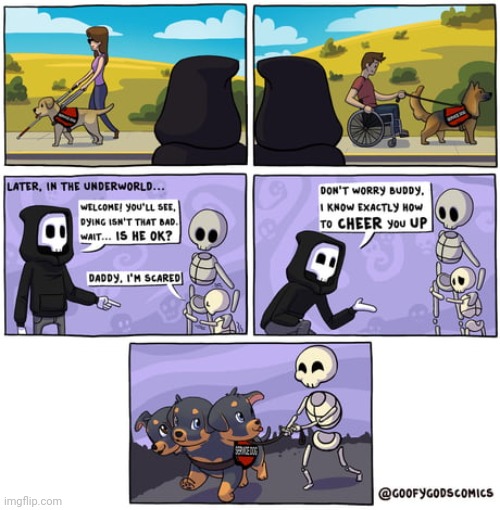 The Underworld | image tagged in skeleton,skeletons,comics,comics/cartoons,comic,dogs | made w/ Imgflip meme maker