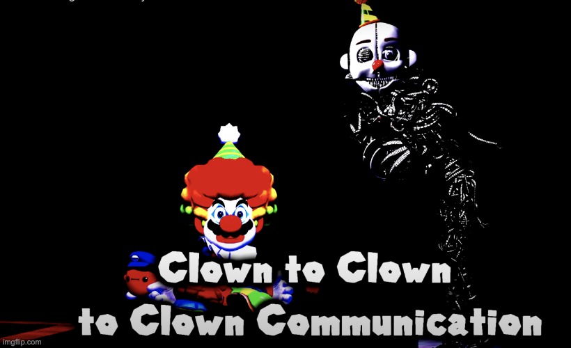 New template | image tagged in clown to clown to clown communication | made w/ Imgflip meme maker