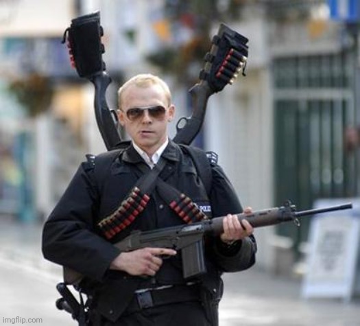 guy walking with shotguns movie | image tagged in guy walking with shotguns movie | made w/ Imgflip meme maker