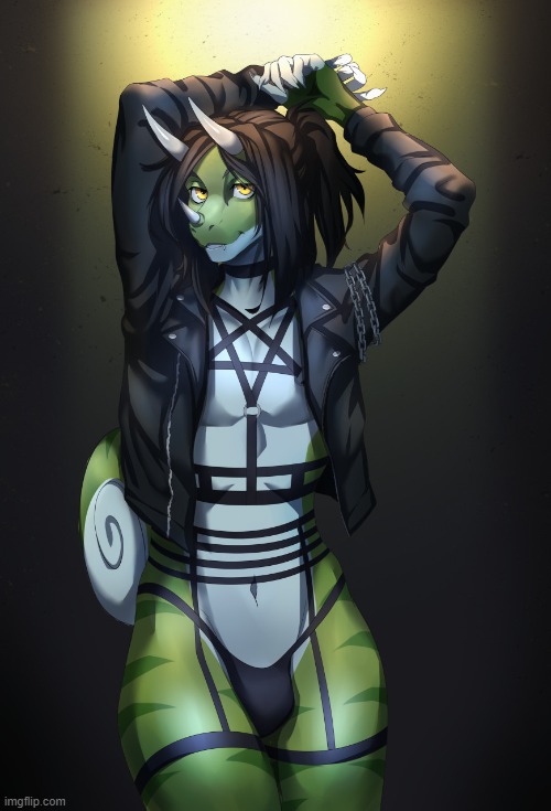 By David_Morston | image tagged in furry,femboy,cute,latex | made w/ Imgflip meme maker