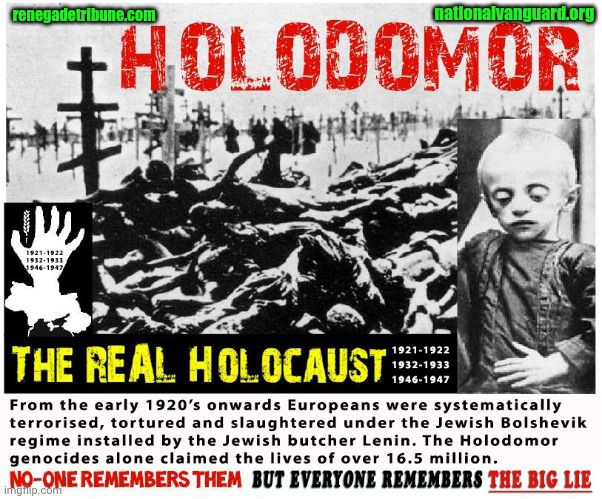 High Quality HOLODOMOR, JEWISH CRIME Blank Meme Template