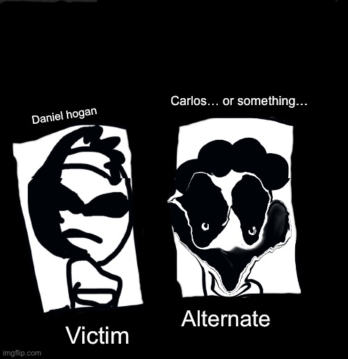 Carlos… or something…; Daniel hogan; Alternate; Victim | made w/ Imgflip meme maker