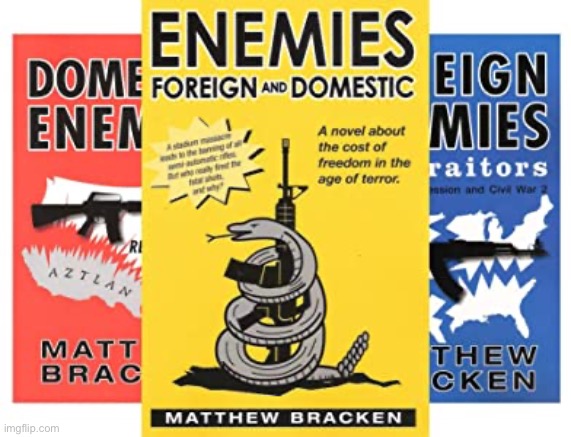 Enemies, Foreign and Domestic!!! | image tagged in enemies foreign and domestic | made w/ Imgflip meme maker