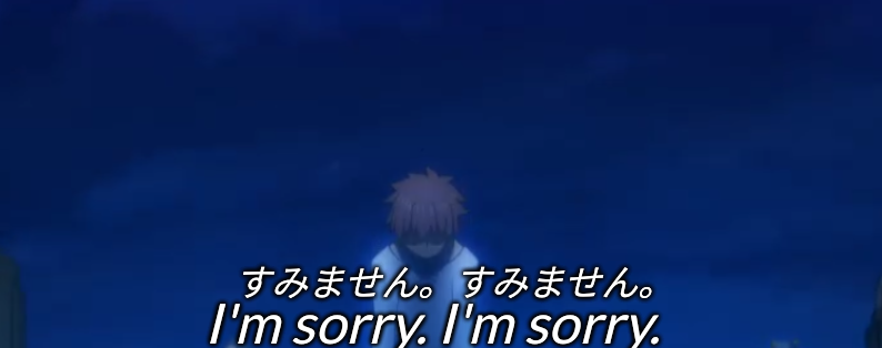 kazuma is sorry Blank Meme Template
