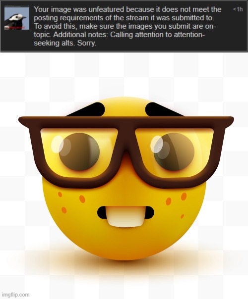 This is not to insult anyone, this is just a joke | image tagged in nerd emoji | made w/ Imgflip meme maker