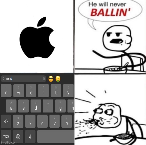 He'll never be ballin' | image tagged in he'll never be ballin' | made w/ Imgflip meme maker