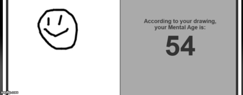 Hint: the worse you draw, the older the result. | made w/ Imgflip meme maker