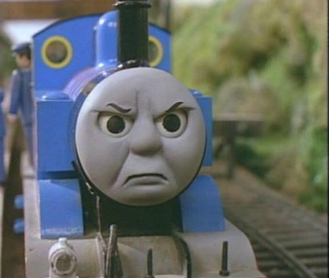 High Quality Thomas spots something Blank Meme Template