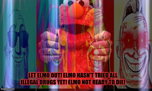 Elmo's time has come. | LET ELMO OUT! ELMO HASN'T TRIED ALL ILLEGAL DRUGS YET! ELMO NOT READY TO DIE! | image tagged in public,execution,elmo,time,you know the rules it's time to die | made w/ Imgflip meme maker