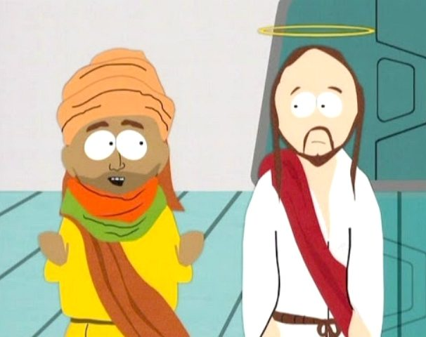 High Quality Muhammed and Jesus South Park Blank Meme Template