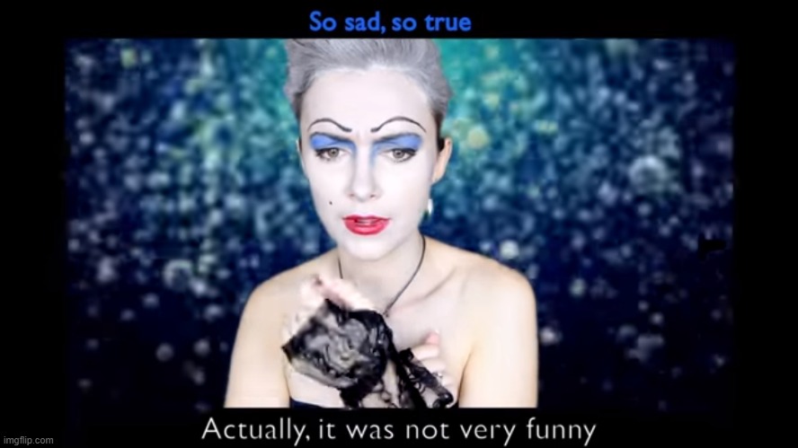 give caption | image tagged in actually it was not very funny | made w/ Imgflip meme maker