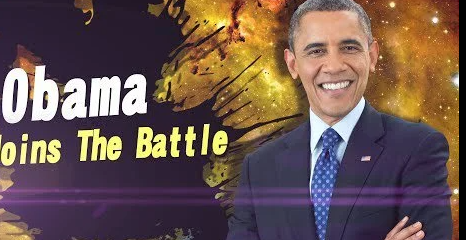 obama joins the battle Blank Meme Template