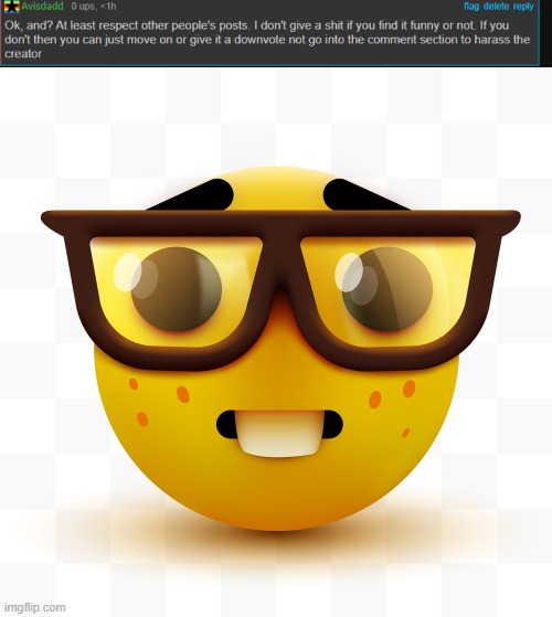 image tagged in nerd emoji | made w/ Imgflip meme maker