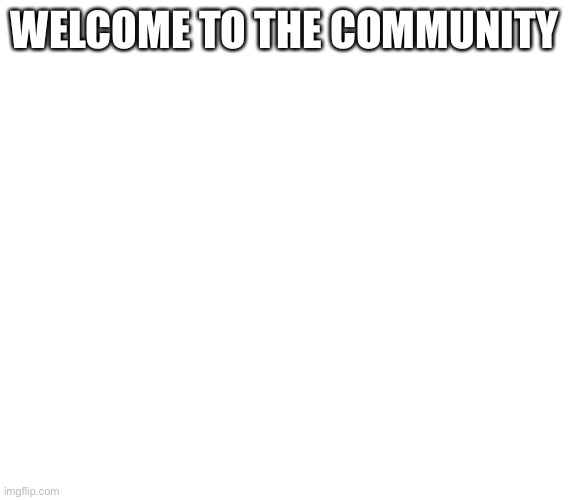 Cat shaking | WELCOME TO THE COMMUNITY | image tagged in cat shaking | made w/ Imgflip meme maker