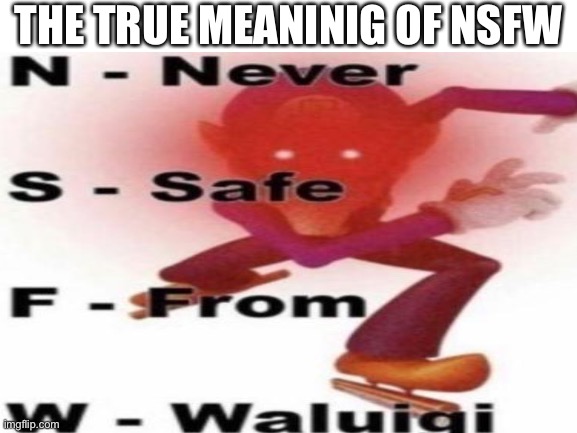 What does NFSW mean? - NFSW Definitions