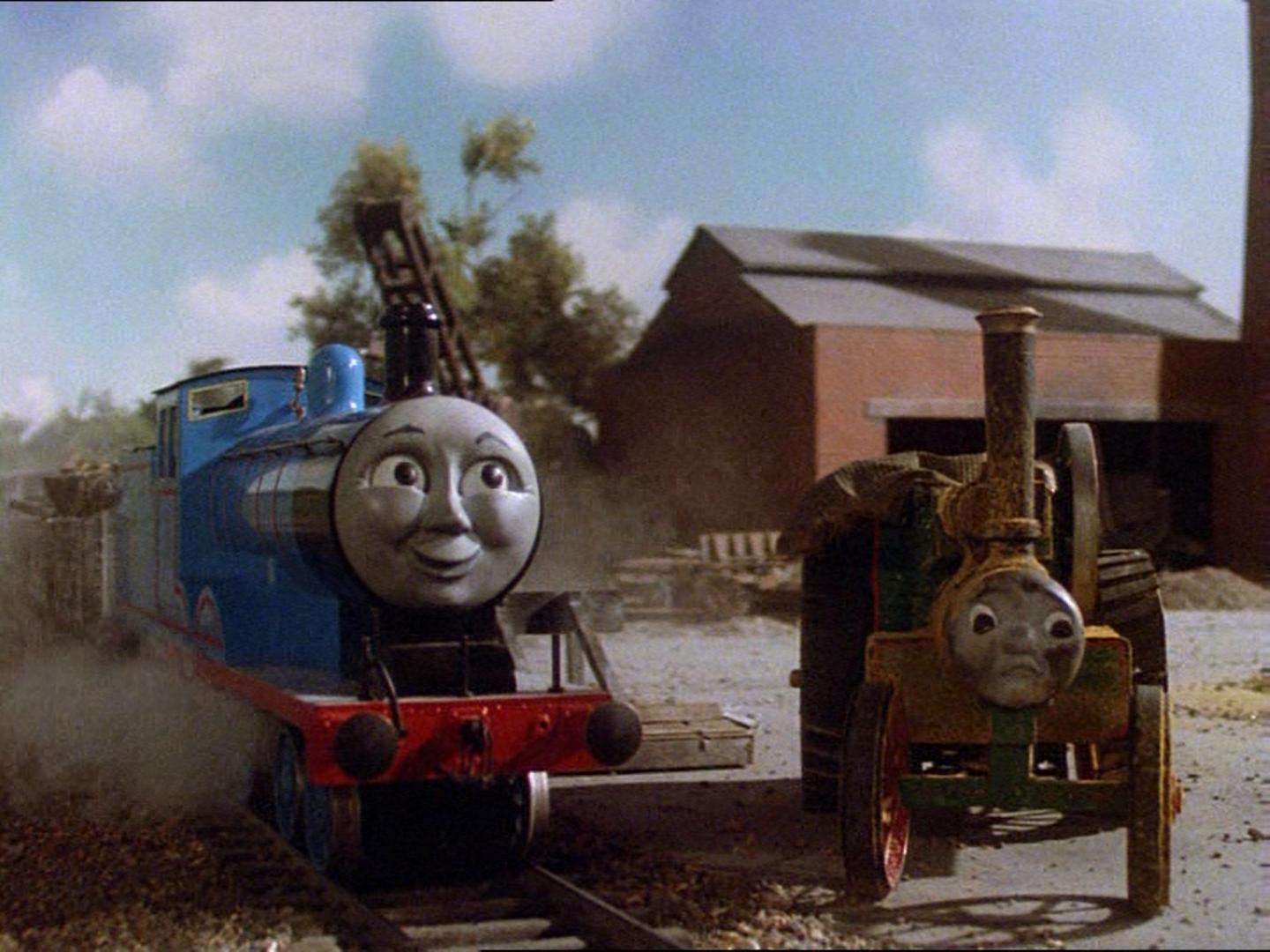 Edward the blue engine is an asshole Blank Meme Template