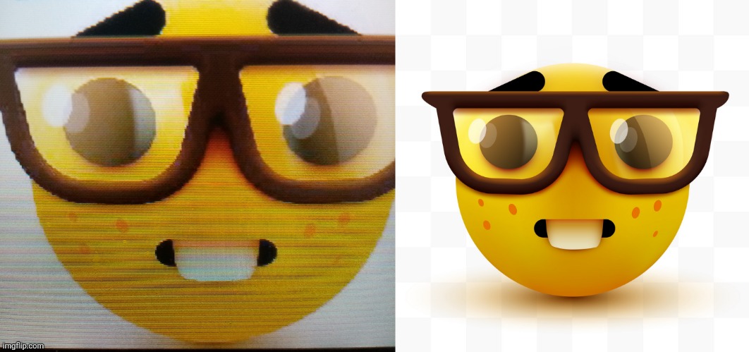 3ds nerd vs Smartphone nerd | image tagged in nerd emoji | made w/ Imgflip meme maker