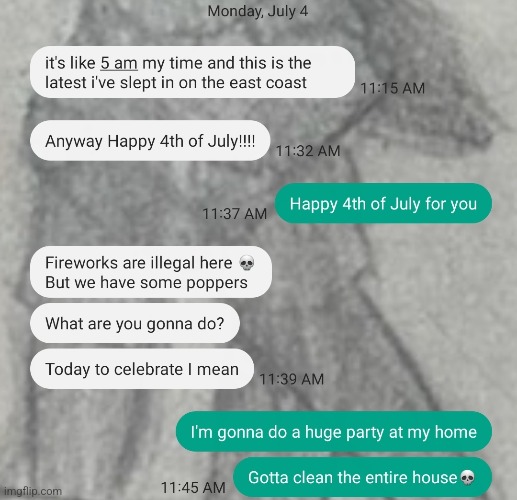 My texts with legend | made w/ Imgflip meme maker