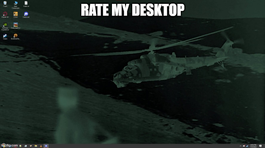 RATE MY DESKTOP | made w/ Imgflip meme maker