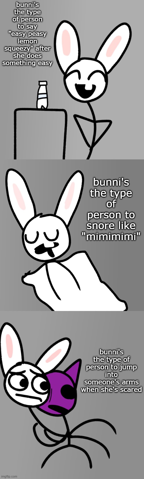 truly my greatest creation | image tagged in bunni | made w/ Imgflip meme maker