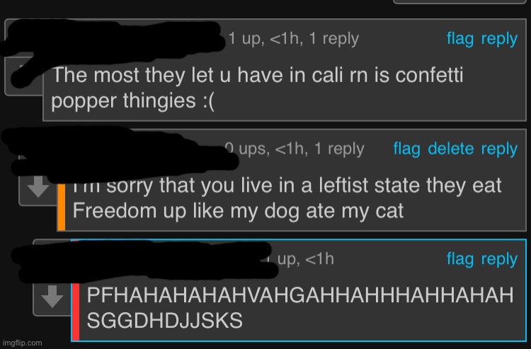 Bros cat got eaten | image tagged in politics | made w/ Imgflip meme maker