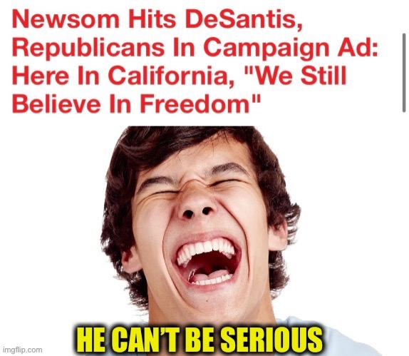Perhaps it’s your deranged left wing policies that have people leaving your state in groves, Gavin. | image tagged in gavin newsom,california,stupid liberals,memes,democrats,liberal logic | made w/ Imgflip meme maker