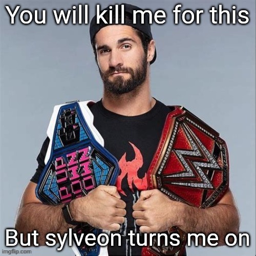 Cool seth rollins | You will kill me for this; But sylveon turns me on | image tagged in cool seth rollins | made w/ Imgflip meme maker