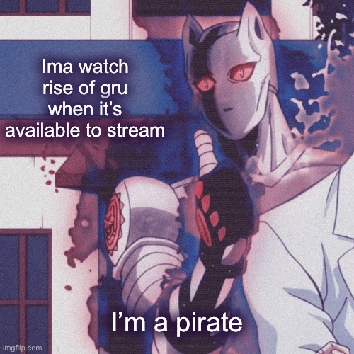 Deadly queen thumbs up | Ima watch rise of gru when it’s available to stream; I’m a pirate | image tagged in deadly queen thumbs up | made w/ Imgflip meme maker
