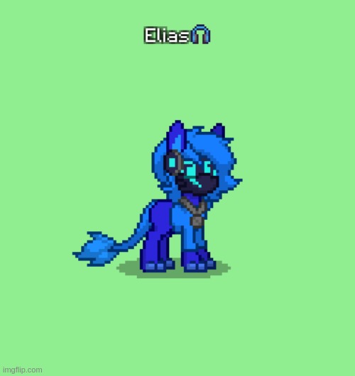 I made Elias in PonyTown | made w/ Imgflip meme maker