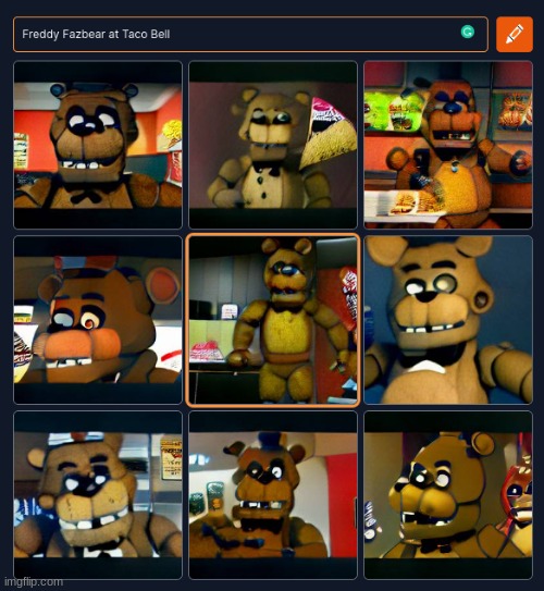 Freddy: "I would like the Chicken-" Michael: "FREDDY WHAT THE FU-" | made w/ Imgflip meme maker