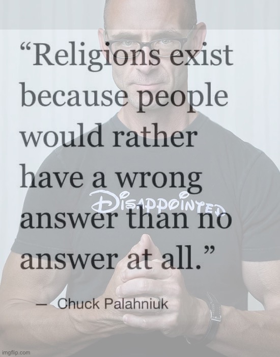 Chuck Palahniuk quote Blank Meme Template