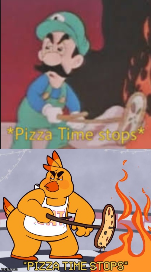 image tagged in pizza time stops,pizza time stops fnaf edition | made w/ Imgflip meme maker