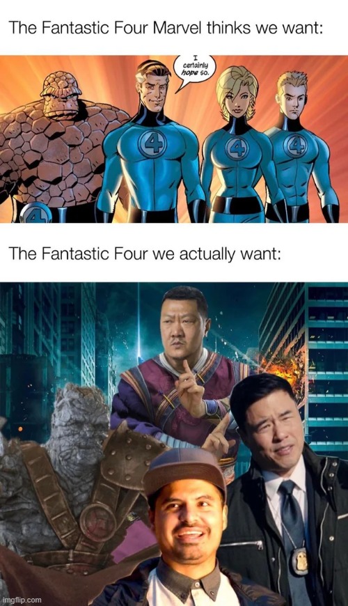 I Can Live With This | image tagged in fantastic four | made w/ Imgflip meme maker