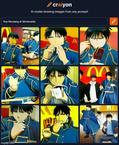 I want the McMustang meal | made w/ Imgflip meme maker