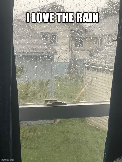 I LOVE THE RAIN | made w/ Imgflip meme maker