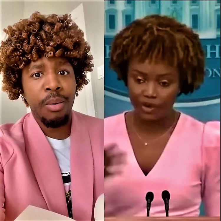 High Quality Terrence Williams and Karin Jean-Pierre Blank Meme Template