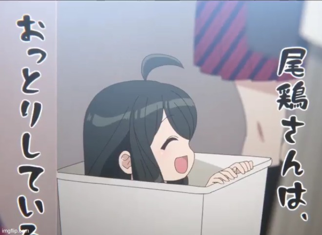 me in a trash can be like | image tagged in kaede is my soul | made w/ Imgflip meme maker