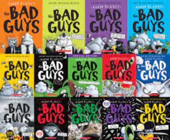 comment if you've read every single one of these books | image tagged in bad guys | made w/ Imgflip meme maker