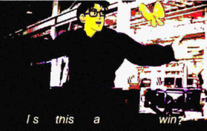 is this a win Blank Meme Template