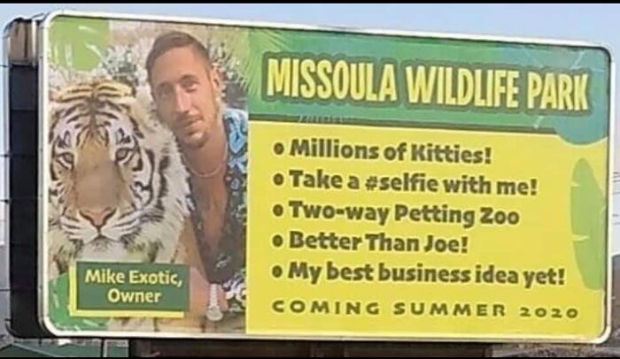 Mike Exotic. Millions Of Kitties. | image tagged in funny memes,fake products | made w/ Imgflip meme maker