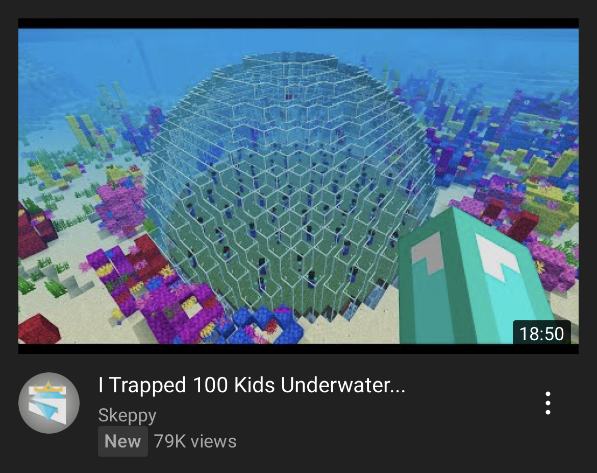 High Quality I Trapped 100 Kids Underwater Blank Meme Template