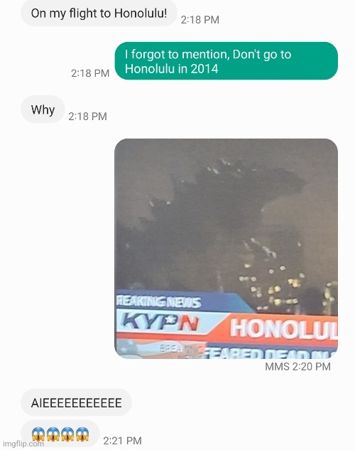 A moment of me and Legend's texts | made w/ Imgflip meme maker