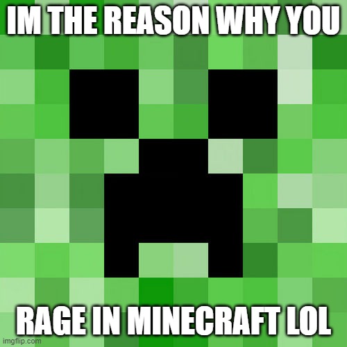 sSsSss |  IM THE REASON WHY YOU; RAGE IN MINECRAFT LOL | image tagged in memes,scumbag minecraft,oh wow are you actually reading these tags | made w/ Imgflip meme maker