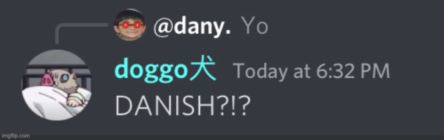 Me being stupid in discord | made w/ Imgflip meme maker