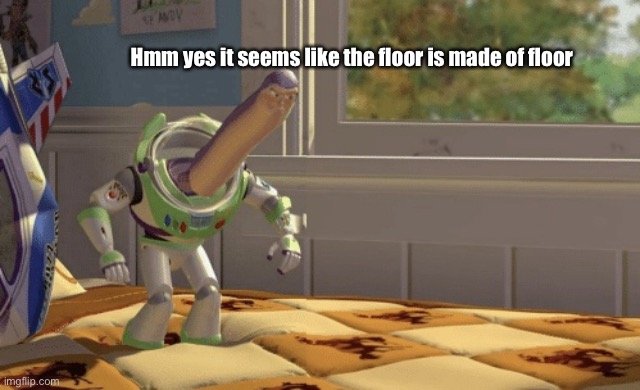 Hmm yes | Hmm yes it seems like the floor is made of floor | image tagged in hmm yes | made w/ Imgflip meme maker