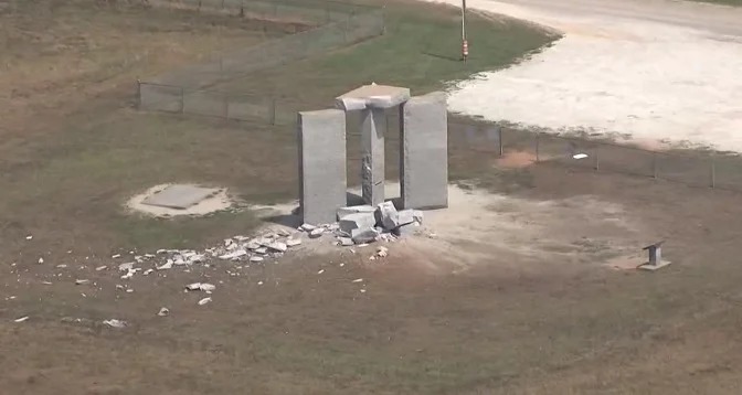 Georgia Guidestones Monument Blank Meme Template