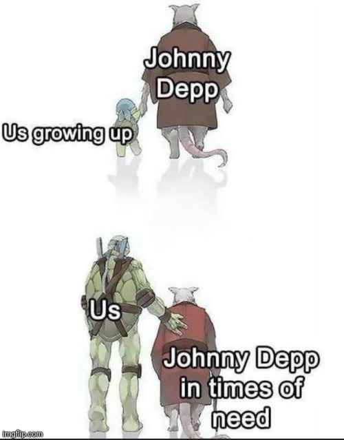 We All Love Johnny Depp! | image tagged in johnny depp,everyone | made w/ Imgflip meme maker