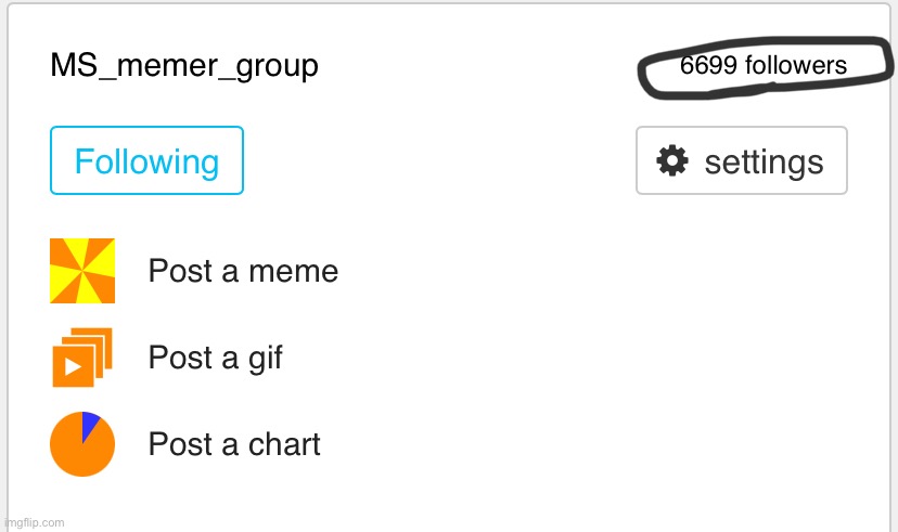 Funny looking follower count | made w/ Imgflip meme maker