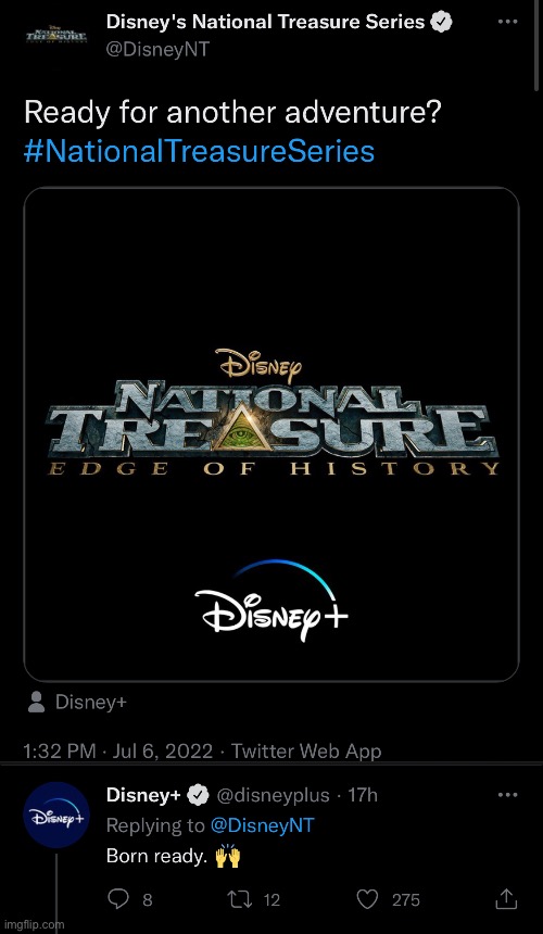 You know nobody cares when Disney replies to their own comment thread to generate hype | made w/ Imgflip meme maker